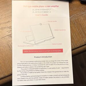 New - Pull-Type Mobile Phone Screen Amplifier Magnifier
